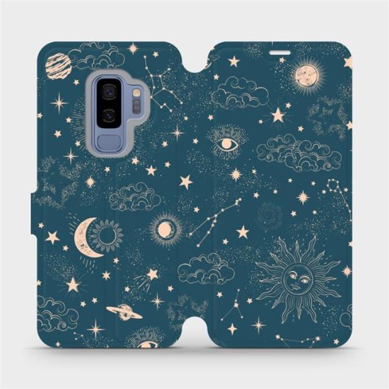 Mobiwear Flip pouzdro na mobil Samsung Galaxy S9 Plus - VP14S Magický vesmír