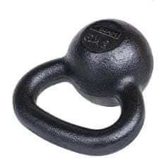 HMS Litinový kettlebell KZG08 8 kg, černý