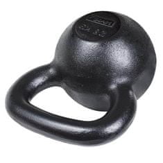 HMS Litinový kettlebell KZG28 28 kg, černý