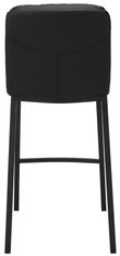 BHM Germany Barová židle Dundalk, černá / černá