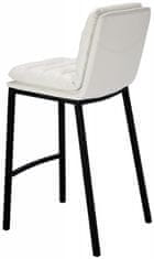 BHM Germany Barová židle Dundalk, černá / bílá