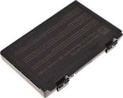 Baterie T6 Power pro Asus K51A, Li-Ion, 11,1 V, 5200 mAh (58 Wh), černá