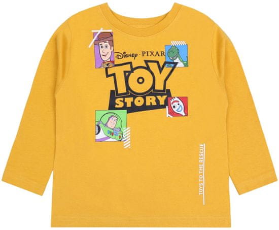 Disney Hořčicová blůza s dlouhým rukávem TOY STORY DISNEY PIXAR