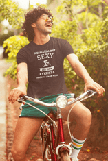 Fenomeno Pánské tričko - Sexy cyklista - černé Velikost: S