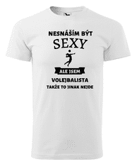 Fenomeno Pánské tričko - Sexy volejbalista - bílé Velikost: S