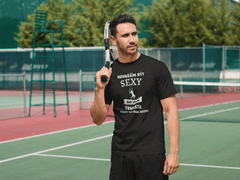 Fenomeno Pánské tričko - Sexy tenista - černé Velikost: 2XL