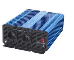 Carspa Měnič napětí P1500U-12, 12V/230V+USB, 1500W, čistá sinusovka