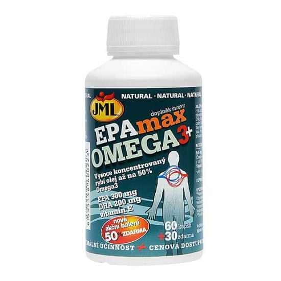 JML EPAmax Omega +3 | 60+30 kapslí zdarma | ekonomické balení