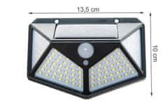 Izoxis Solární lampa 100LED L10720