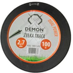 Demon Struna s výztuhou, kulatá 100m, 2,7mm MAR-POL