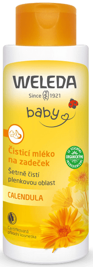 Weleda Čisticí mléko na zadeček 400 ml