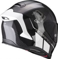 SCORPION Moto přilba EXO-R1 CARBON AIR CORPUS II černo/bílá L