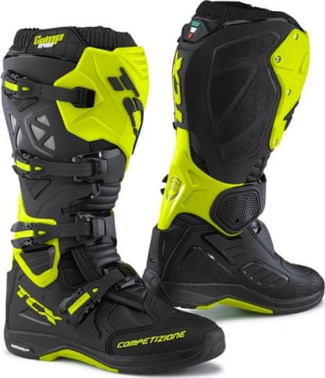 TCX Moto boty COMP EVO MICHELIN černo/fluo žluté