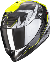 SCORPION Moto přilba EXO-1400 EVO CARBON AIR ARANEA černo/neonově žlutá XL