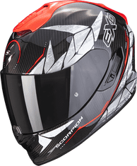 SCORPION Moto přilba EXO-1400 CARBON AIR ARANEA černo/neonově červená L
