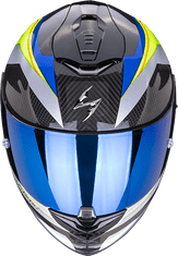 SCORPION Moto přilba EXO-1400 CARBON AIR LEGIONE modro/neonově žlutá S
