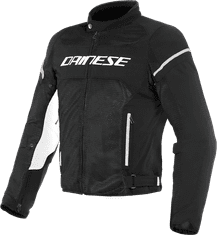 Dainese Moto bunda AIR FRAME D1 TEX černo/bílá 58