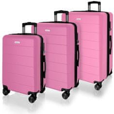 AVANCEA® Sada cestovních kufrů AVANCEA DE2966 Light pink SML
