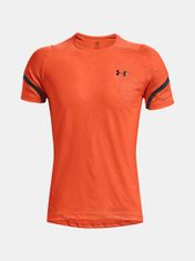 Under Armour Tričko UA Rush 2.0 Emboss SS-ORG M