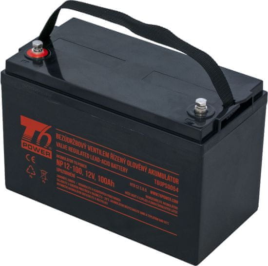 T6 power Akumulátor NP12-100, 12V, 100Ah