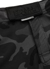 PitBull West Coast PitBull West Coast MMA šortky Performance All Black Camo - černé