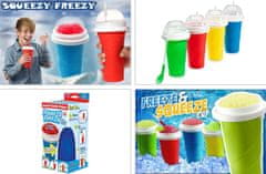 CoolCeny Squeezy Freezy - Výrobník ledové tříště, snadno a zábavně - Modrá