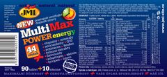 MultiMax Power Energy T.R. (s postupným uvolňováním) | 90+10 tablet