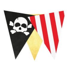 Párty girlanda pirátská baner - vlajka - 150 cm