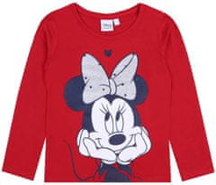 Disney 2x dívčí halenka s dlouhým rukávem Minnie Mouse, 110