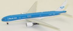 PHOENIX Boeing B777-206(ER), dopravce KLM Royal Dutch Airlines, "KLM Asia" Colors, "KLM 100 Years" Logo, Named "Ferrara City", Nizozemí, 1/400