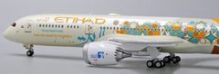 JC Wings Boeing 787-9, dopravce Etihad Airways "ADNOC - Choose Saudi Arabia" Colors, SAE, 1/400