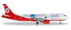 Herpa Airbus A320-214, společnost Air Berlin, 2010, Německo, 1/200