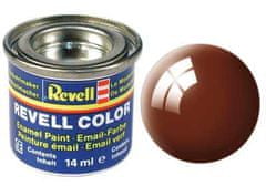 Revell Barva emailová 14ml - č. 80 lesklá blátivě hnědá (mud brown gloss), 32180