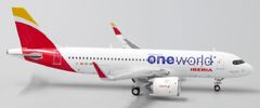 JC Wings Airbus A320-251N, společnost Iberia "oneworld" Colors, Named "Virgen de Loreto", Španělsko, 1/400