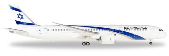 Herpa Boeing B787-9, společnost El Al, Izrael, 1/200