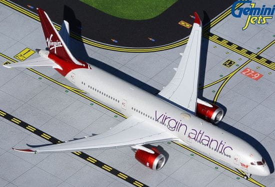 Gemini Boeing B787-9, dopravce Virgin Atlantic Airways "2010s" Colors, Named "Dream Jeannie", Velká Británie, 1/400