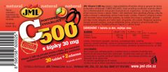 JML Vitamin C-500 mg T.R. (s postupným uvolňováním) | 30+2 tablet