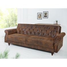 Chesterfield Brand Rozkládací pohovka Chesterfield VI mikrovlákno