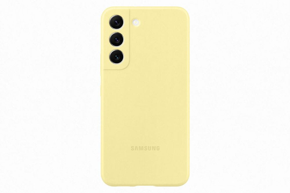 Samsung Galaxy S22+ Silikonový zadní kryt EF-PS906TYEGWW, žlutý