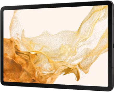 Tablet Samsung Galaxy Tab S8 5G najrýchlejší internet 5G pripojenie veľký výkonný tablet tenký tablet veľký displej 11palcov TFT FHD+ rozlíšenie predný aj zadný fotoaparát Android 11 veľkokapacitná batéria detský mode detská ochrana rýchlonabíjanie podpora WiFi pripojenia výkonný procesor Qualcomm Snapdragon 8 Gen 1 8GB RAM veľké úložisko slot na pamäťové karty Bluetooth tenké telo výkonný tablet dostupná cena dlhá výdrž batérie Bluetooth vysokokapacitná batéria 45W rýchlonabíjanie GPS S Pen dotykové pero 120Hz obnovovacia frekvencia