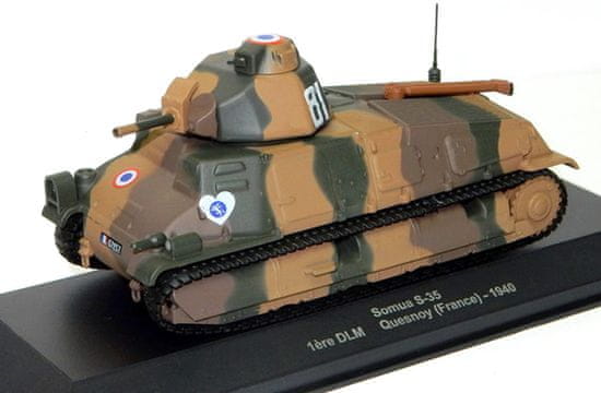 eaglemoss Somua S35, 1st DLM, Quesnoy, Francie, 1940, 1/43