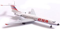 Herpa Tupolev Tu-134A, společnost Czech Airlines ČSA, "1990s" Colors, Česká Republika, 1/500