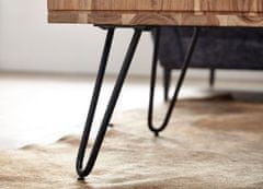 Bruxxi Konfereční stolek Emilia, 60 cm, akát