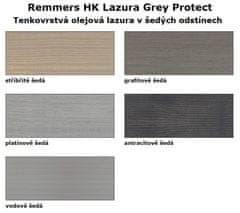 Remmers HK Lazura Grey Protect 0,75 l - antracitově šedá, prémiová lazura na dřevo 