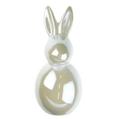 Dommio Zajíc keramický bílý 17,5 cm