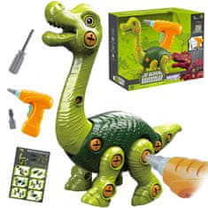 WOOPIE Woopie Dinosaurus Na Kroucení Konstrukční Sada + Vrtačka 31 El.