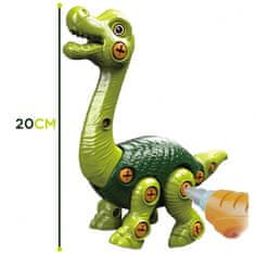 WOOPIE Woopie Dinosaurus Na Kroucení Konstrukční Sada + Vrtačka 31 El.