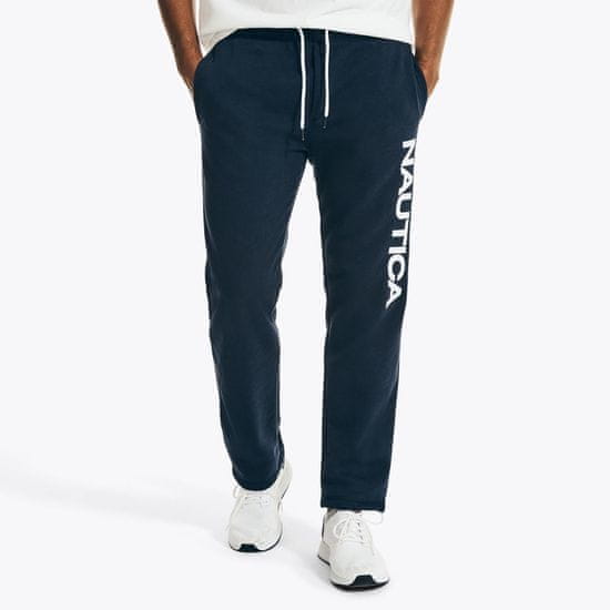 Nautica NAUTICA pánské tepláky LOGO FLEECE SWEATPANT modré