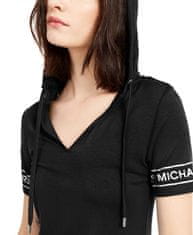 Michael Kors Dámské šaty Logo-Sleeve černé S