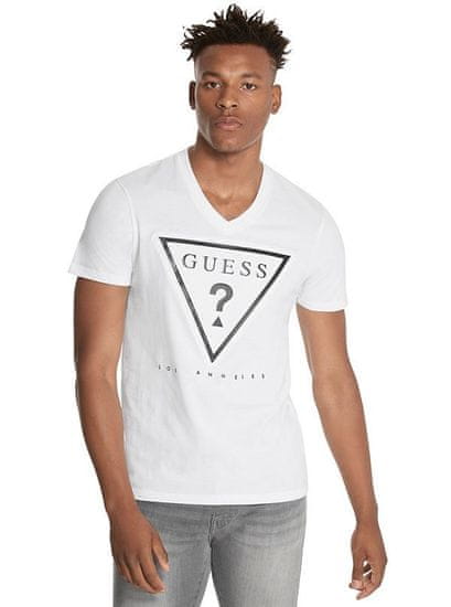 Guess GUESS tričko Taft Embossed ogo Tee